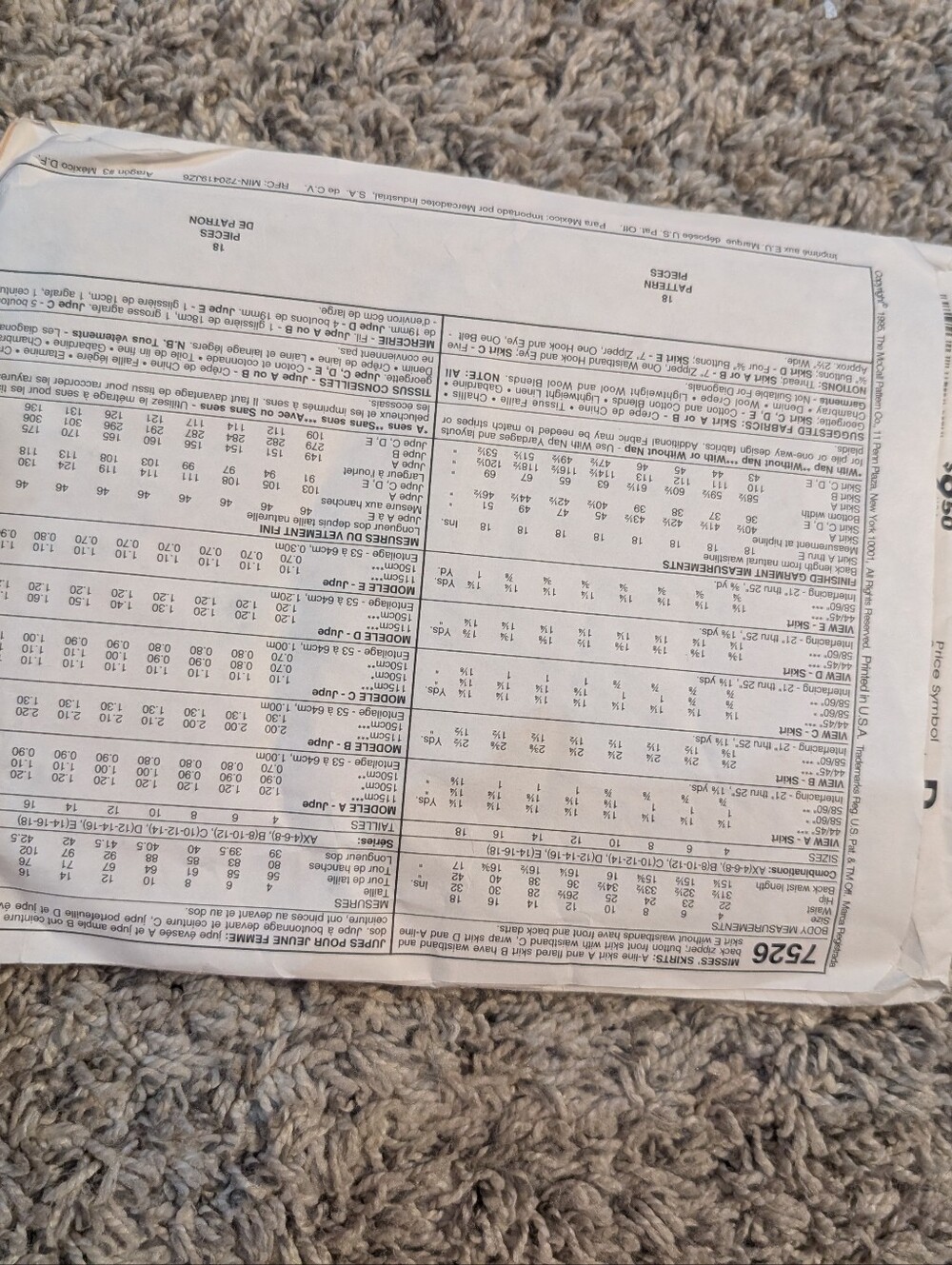 Vintage McCall's Pattern - Picture 2 of 3